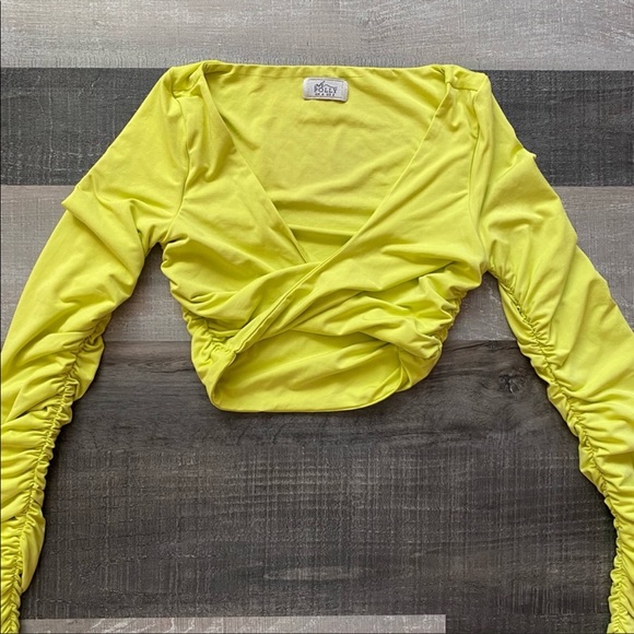 OH POLLY 'Feel the Ruche' high waisted skirt & crop set - Picture 5 of 13